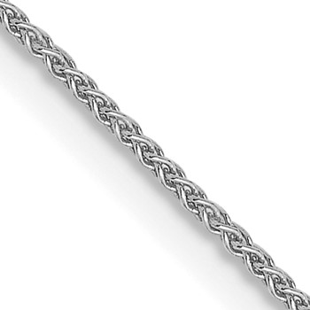 Leslie's 14K White Gold .8mm Spiga Chain