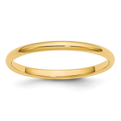 10KY 2mm Half Round Band Size 4