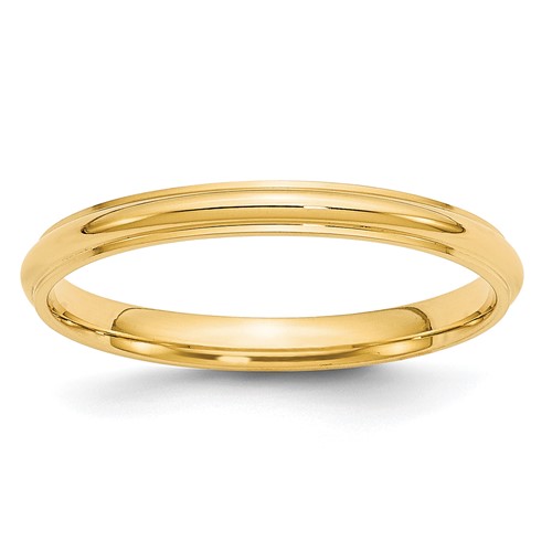 10KY 2.5mm Half Round with Edge Band Size 4