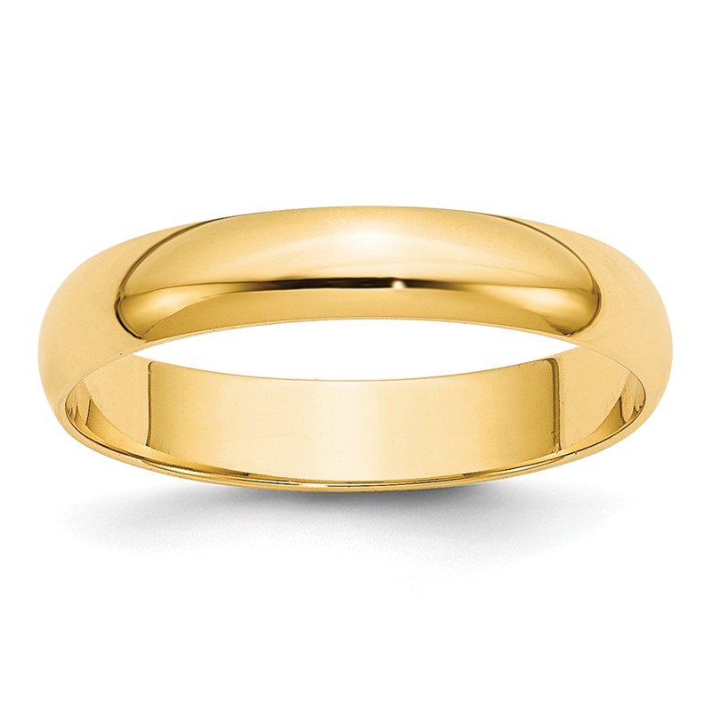 Ladies' Engravable 4.0mm Featherweight Wedding Band (1 Line