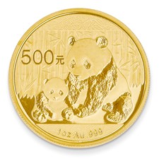 Image of 24k 500 YUAN Panda Coin