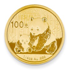 Image of 24k 100 YUAN Panda Coin