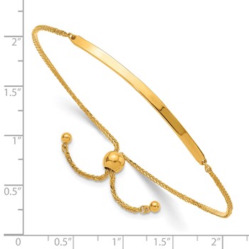 Herco 24K Polished Bar Adjustable Bracelet — alternate view