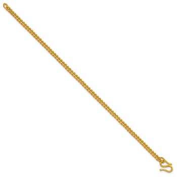 Herco 24K Gold Curb Link 3.7mm — alternate view