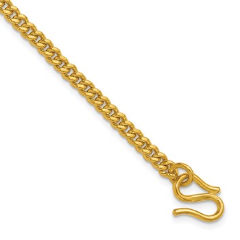 Herco 24K Gold Curb Link 3.7mm
