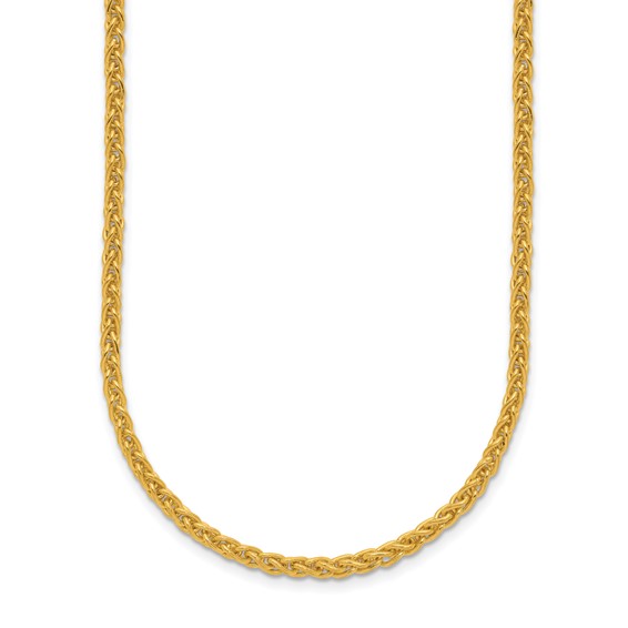 Copper Gold Necklace 24k Gold Chain 70cm Length From Goodfuzecheng