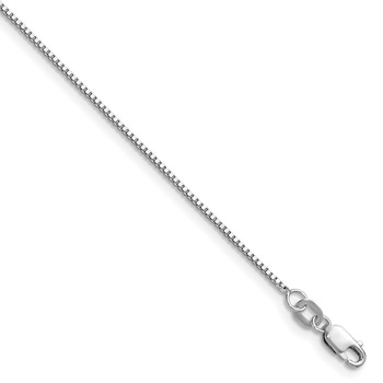 Leslie's 14K White Gold .9mm Box Chain