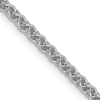 Leslie's 14K White Gold 2.1mm Spiga Chain