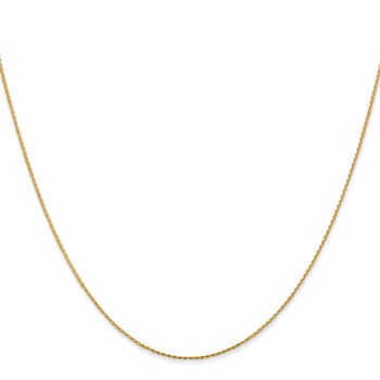 Leslie's 14K .8mm D/C Wheat Chain — alternate view