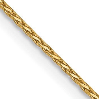 Leslie's 14K .8mm D/C Wheat Chain