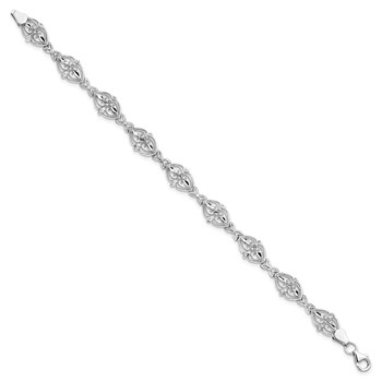 Leslie's 14K White Gold Bracelet — alternate view