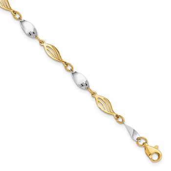 Leslie's 14K Two-tone Bracelet