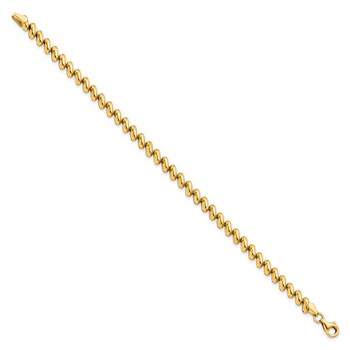 Leslie's 14K Polished Bracelet — alternate view