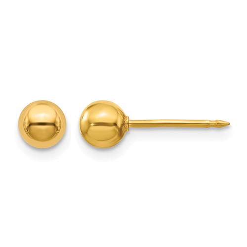 Inverness 14k 5mm Ball Post Earrings