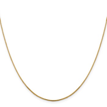 Leslie's 14K 1mm Sparkle Octagonal Box Chain — alternate view