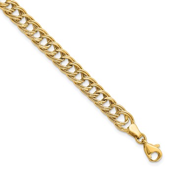 Leslie's 14K Yellow Gold Fancy Link Bracelet