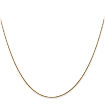 Leslie's 14K .8mm Round Snake Chain — alternate view