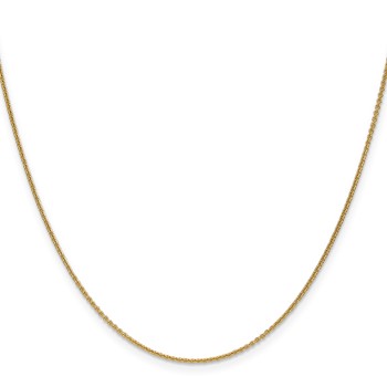 Leslie's 14K 1.1mm Round Cable Chain — alternate view