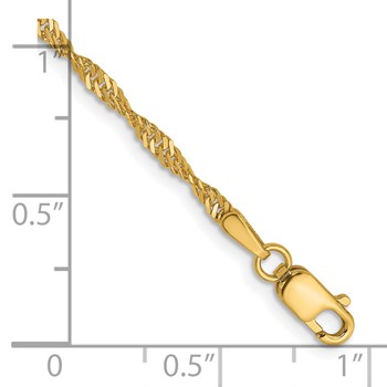 Leslie's 14K 1.9mm Singapore Chain — alternate view