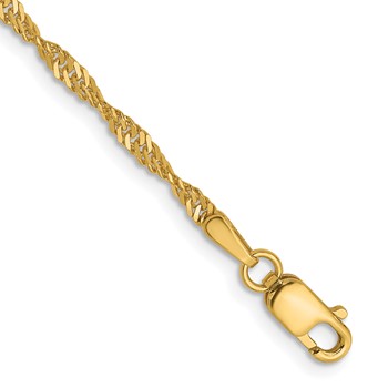Leslie's 14K 1.9mm Singapore Chain