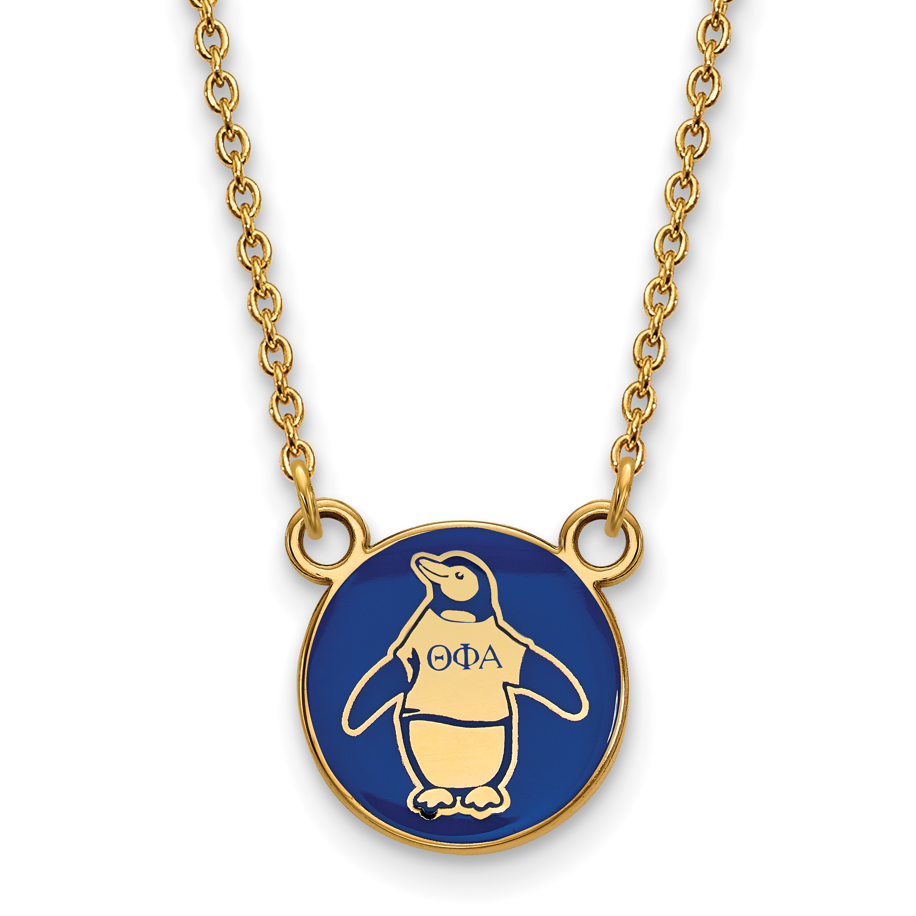 14K Solid Gold Penguin Charm - Penguin Jewelry