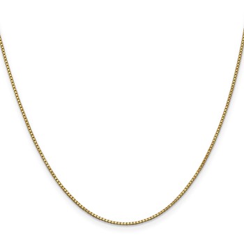 Leslie's 14K 1mm Box Chain — alternate view