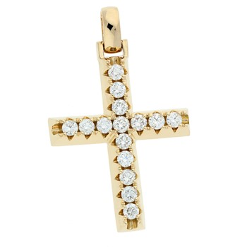 GENTS DIAMOND CROSS PENDANT MOUNTING