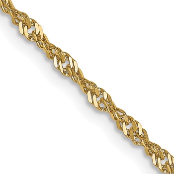 Leslie's 10K 1.7 mm Singapore Chain