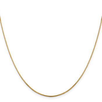 Leslie's 10K .95mm Sparkle Octagonal Box Chain — alternate view