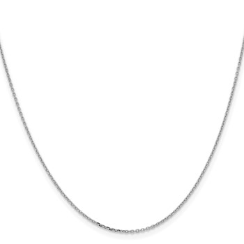 Leslie's 10k White Gold 1.05mm D/C Cable Chain — alternate view