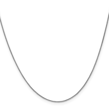 Leslie's 10k White Gold .8mm Spiga Chain — alternate view