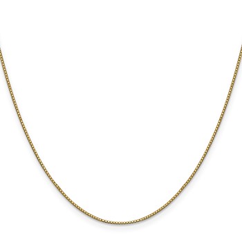 Leslie's 10k .9mm Box Chain — alternate view