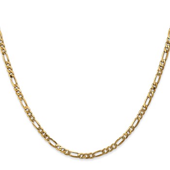 Leslie's 10k 3.25mm Flat Figaro Chain — alternate view