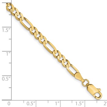 Leslie's 10k 4mm Flat Figaro Chain — alternate view
