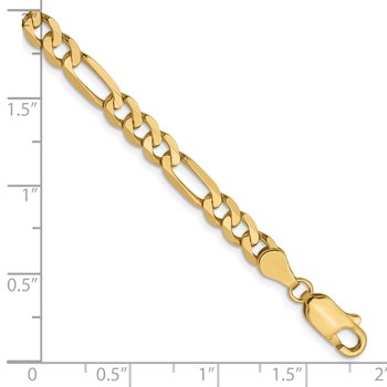 Leslie's 10k 4.75mm Flat Figaro Chain — alternate view