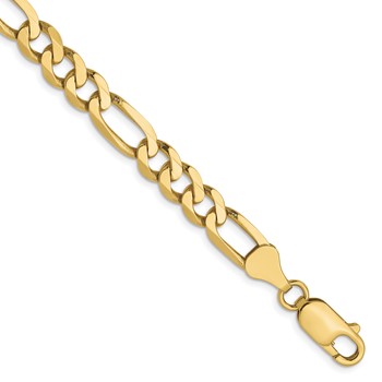 Leslie's 10k 6.25mm Flat Figaro Chain