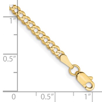 Leslie's 10k 3.1mm Lightweight Flat Cuban Chain — alternate view