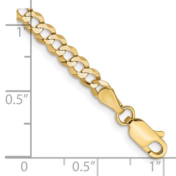 Leslie's 10k 3.7mm Lightweight Flat Cuban Chain — alternate view