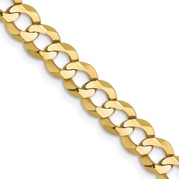 Leslie's 10k 7.2mm Lightweight Flat Cuban Chain