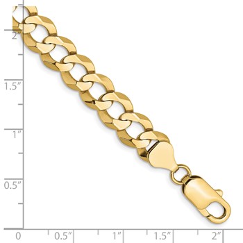 Leslie's 10k 8.3mm Lightweight Flat Cuban Chain — alternate view