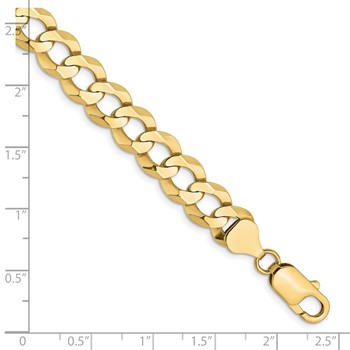 Leslie's 10k 9.4mm Lightweight Flat Cuban Chain — alternate view