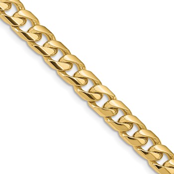 Leslie's 10k 6.25mm Solid Miami Cuban Chain