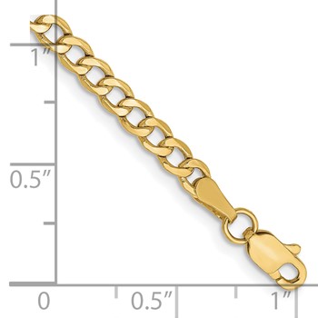Leslie's 10k 3.35mm Semi-Solid Curb Link Chain — alternate view