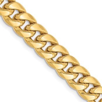 Leslie's 10k 6.75mm Semi-Solid Miami Cuban Chain