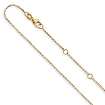 Leslie's 10k .95mm D/C Round Cable 1in+1in Adjustable Chain