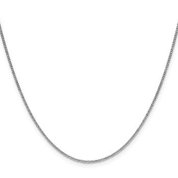 Leslie's 10K White Gold 1.4mm Flat Cable Chain — alternate view
