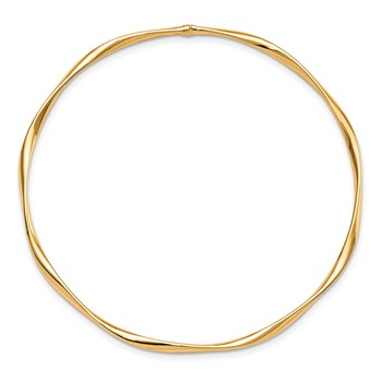 Leslie's 10K Yellow Gold Slip-On Bangle — alternate view