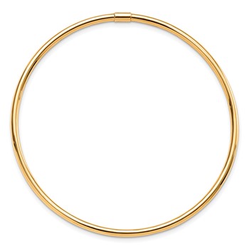 Leslie's 10K Yellow Gold Slip-On Bangle — alternate view