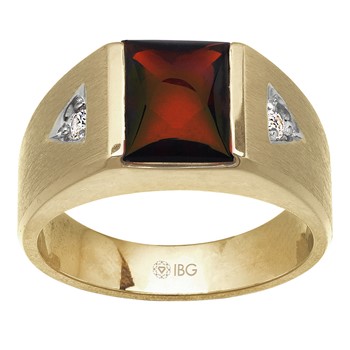 GTS YG GARNET RING MOUNTING