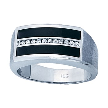 Men's White Gold Onyx Ring Mounting